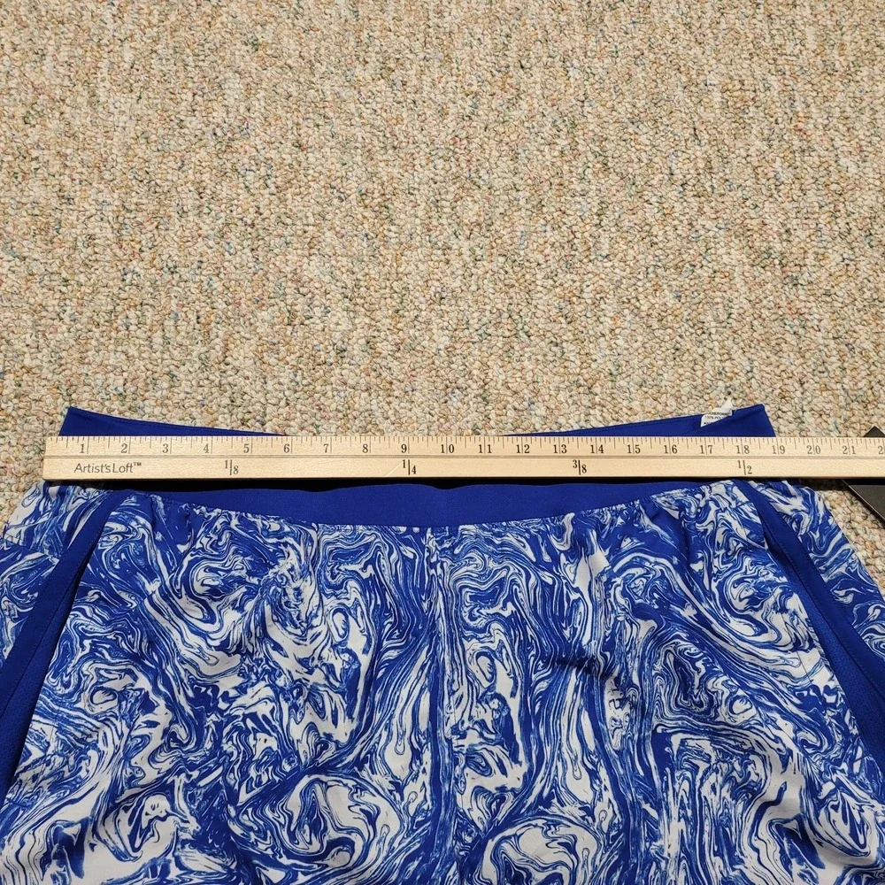 Under Armour Launch PRT Shorts Men XXL Blue White Marble Running‎ Gym 1372688